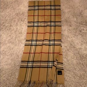 Faux Burberry Scarf